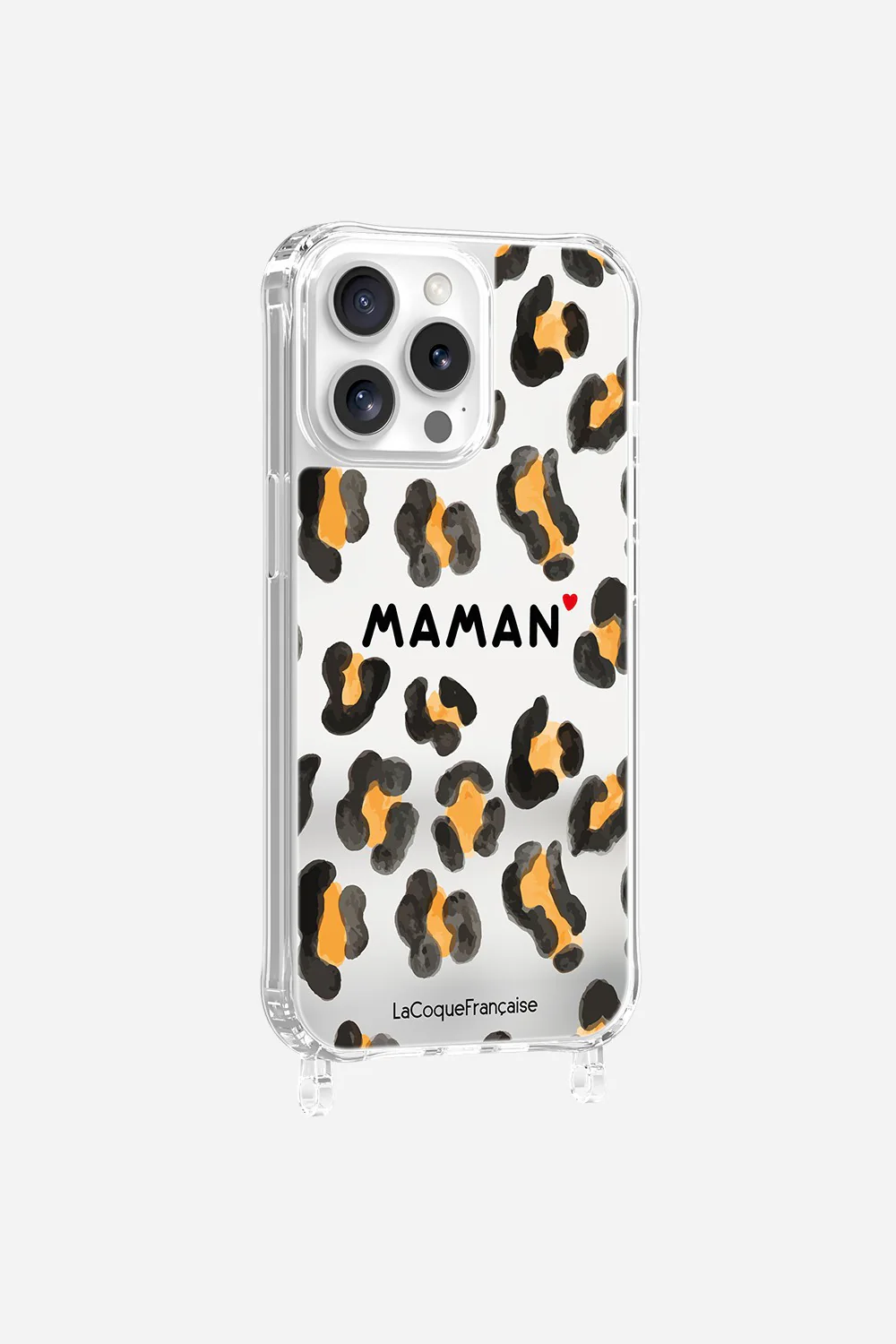 Coque Anneaux Miroir Imprimee Maman Leopard - Image 3