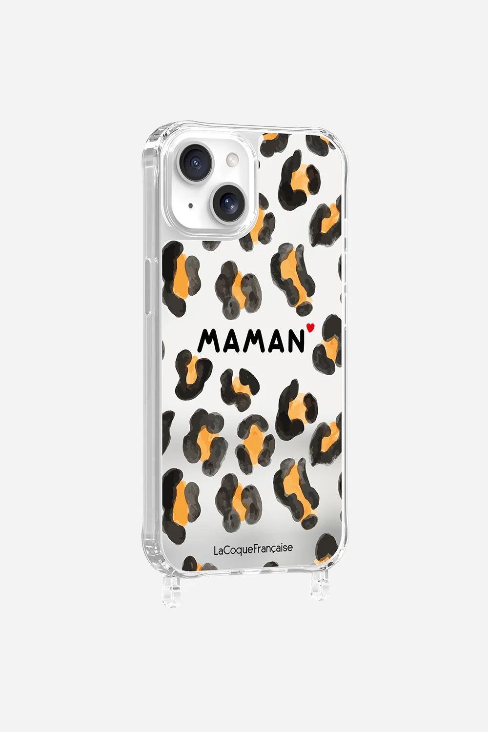 Coque Anneaux Miroir Imprimee Maman Leopard - Image 4