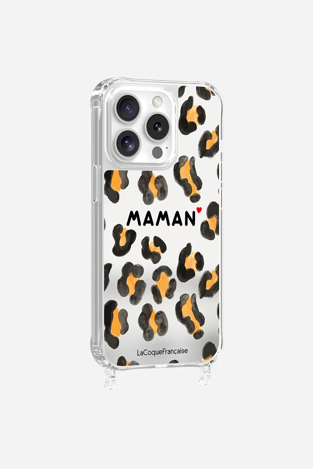 Coque Anneaux Miroir Imprimee Maman Leopard - Image 6
