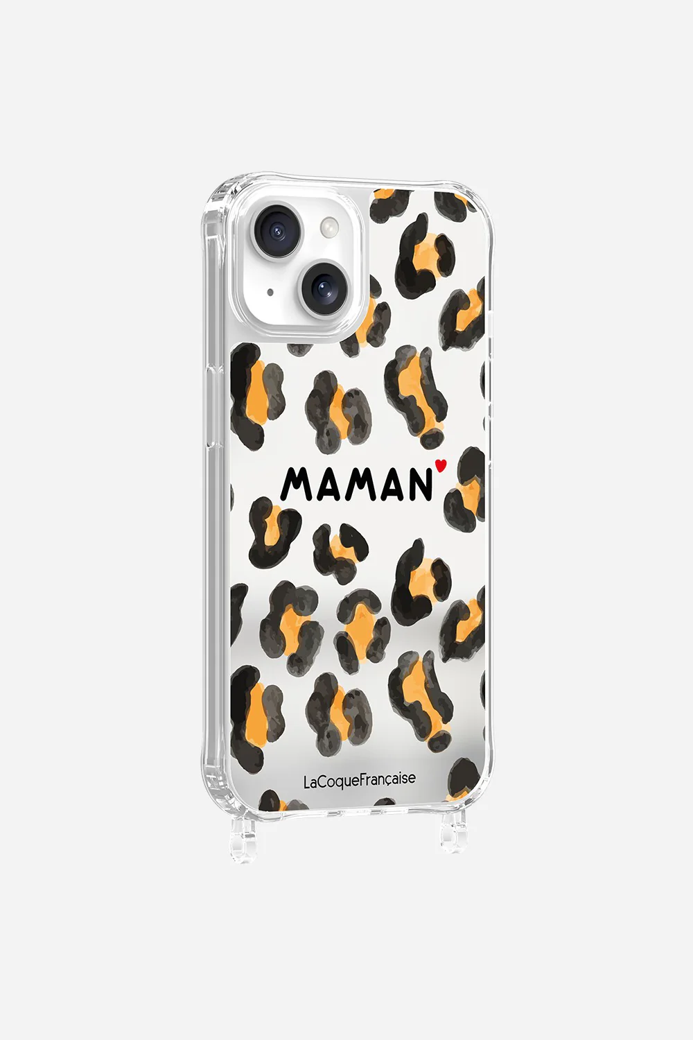 Coque Anneaux Miroir Imprimee Maman Leopard - Image 7