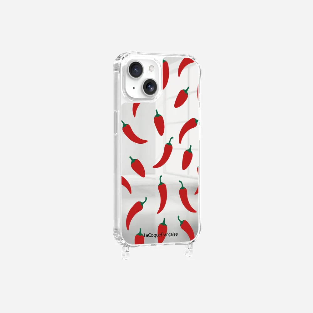 Coque Anneaux Miroir Imprimee Piments - Image 12