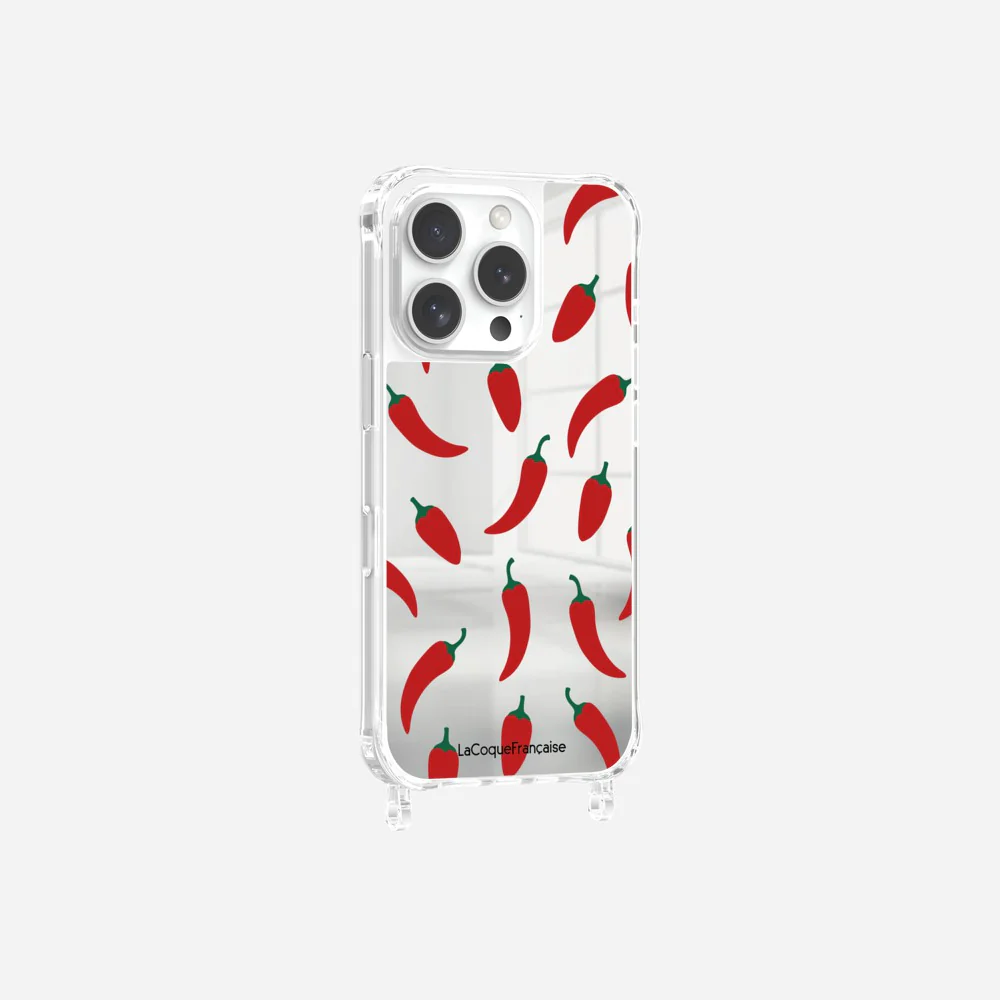 Coque Anneaux Miroir Imprimee Piments - Image 6
