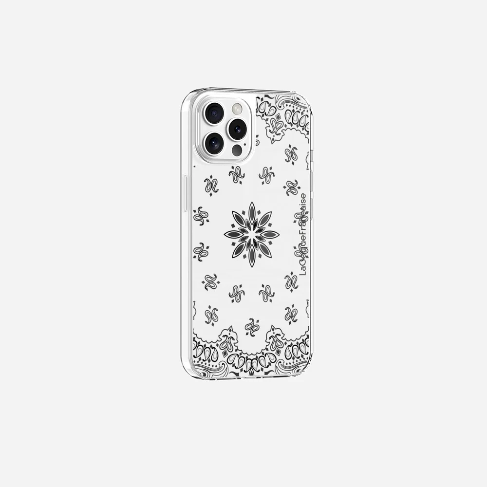 Coque Sans Anneaux Imprimee Bandana Blanc - Image 18