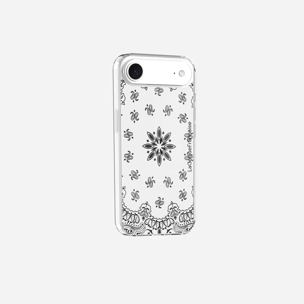 Coque Sans Anneaux Imprimee Bandana Blanc - Image 23