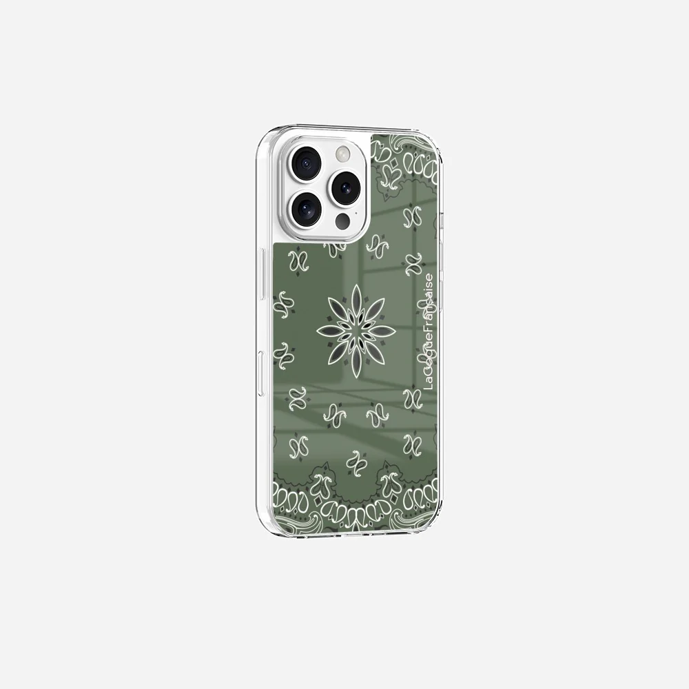 Coque Sans Anneaux Imprimee Bandana Kaki - Image 4