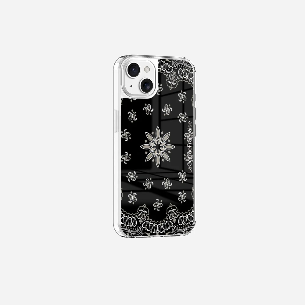 Coque Sans Anneaux Imprimee Bandana Noir - Image 14