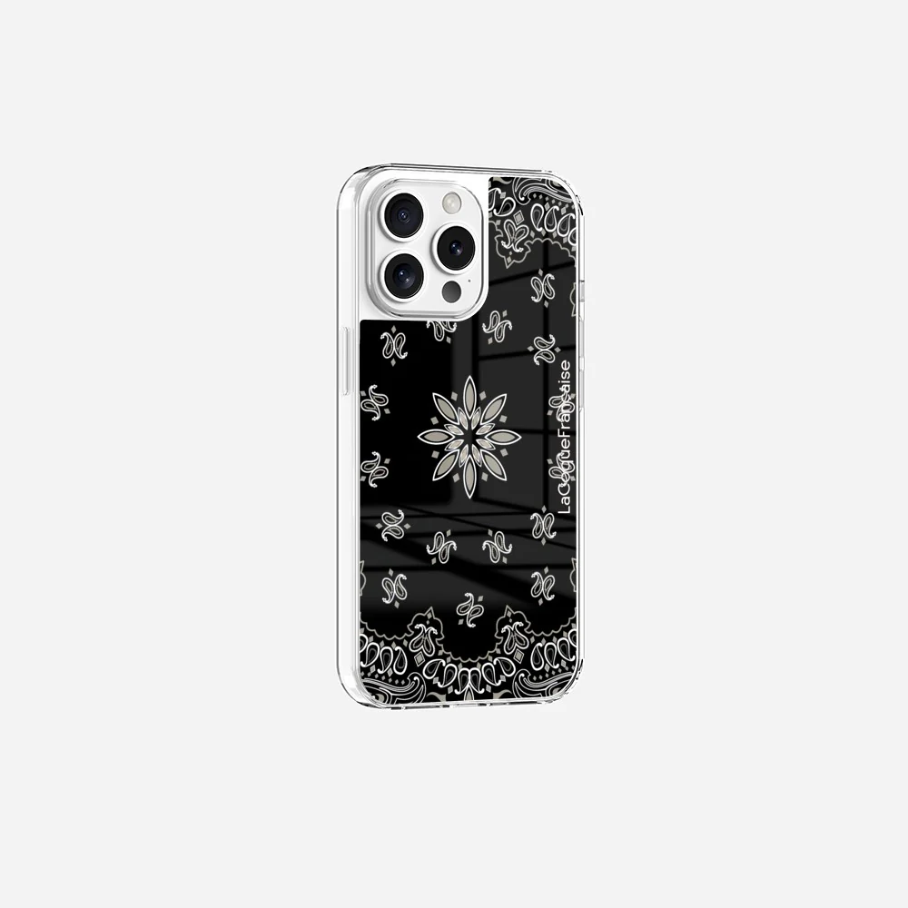 Coque Sans Anneaux Imprimee Bandana Noir - Image 16