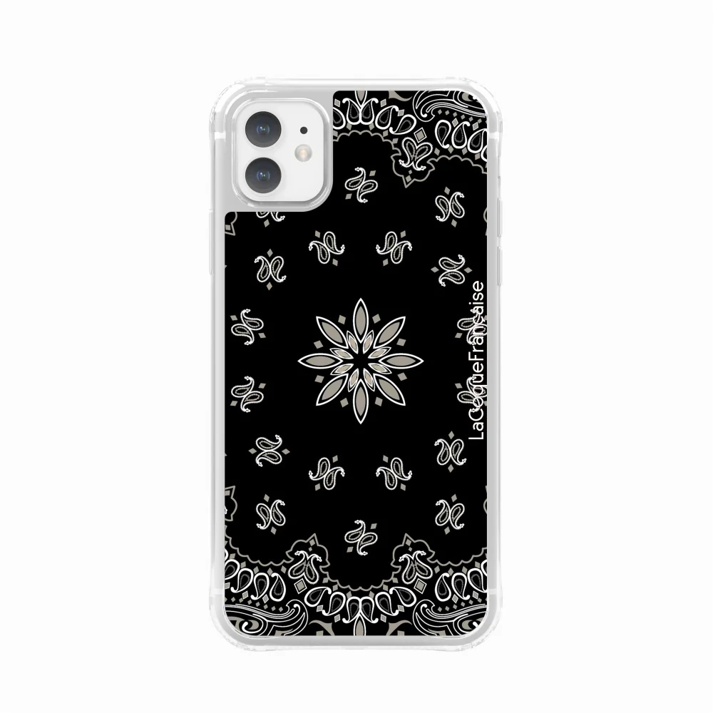 Coque Sans Anneaux Imprimee Bandana Noir - Image 20