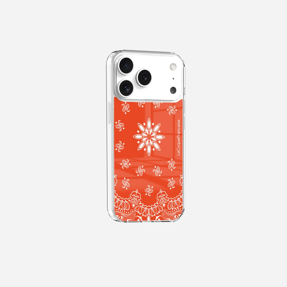 Coque Sans Anneaux Imprimee Bandana Orange - Image 2