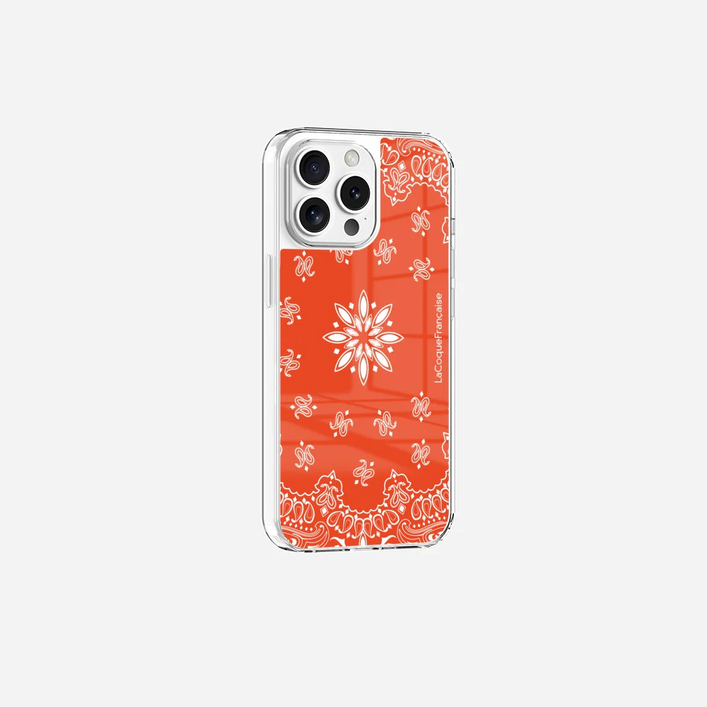 Coque Sans Anneaux Imprimee Bandana Orange - Image 21
