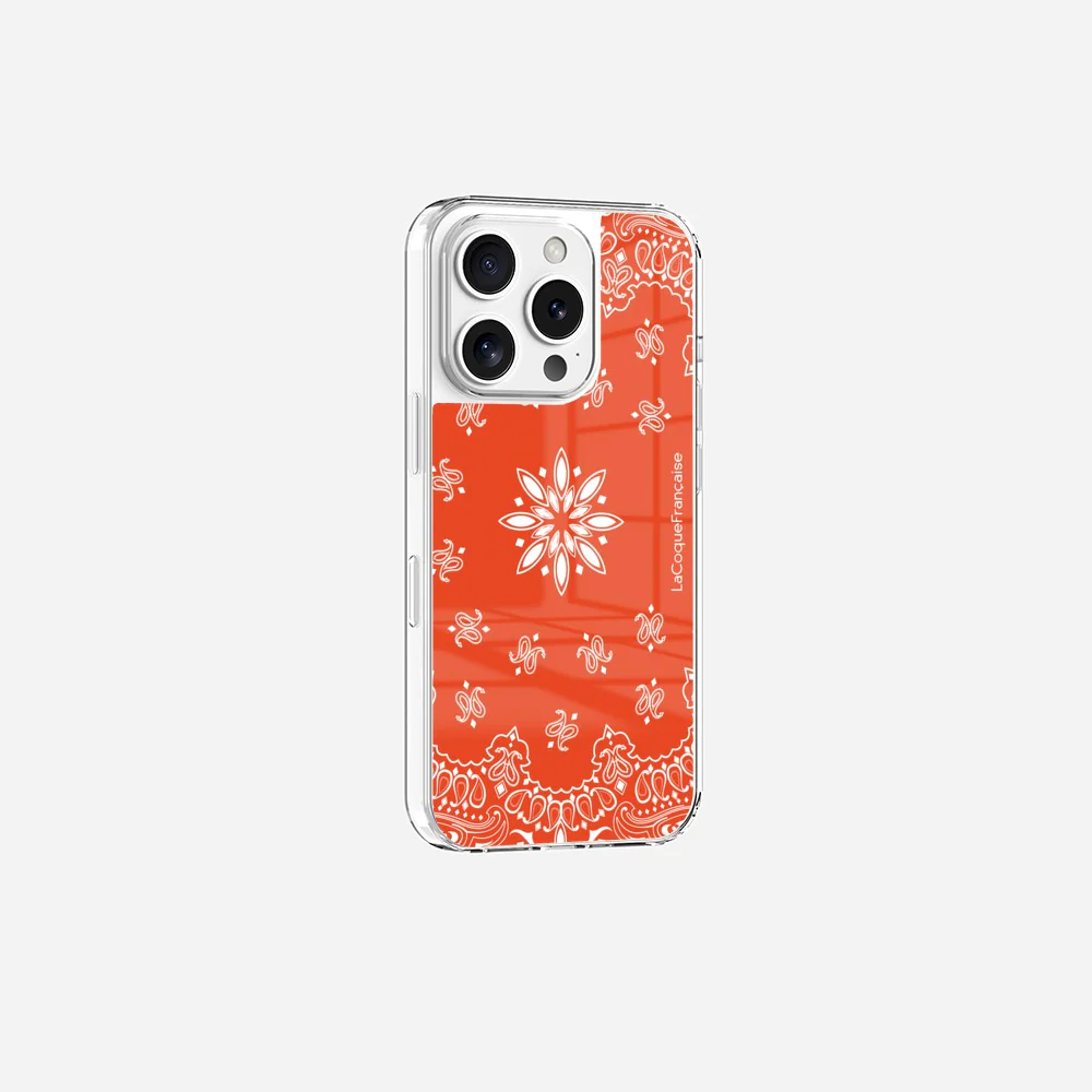 Coque Sans Anneaux Imprimee Bandana Orange - Image 5