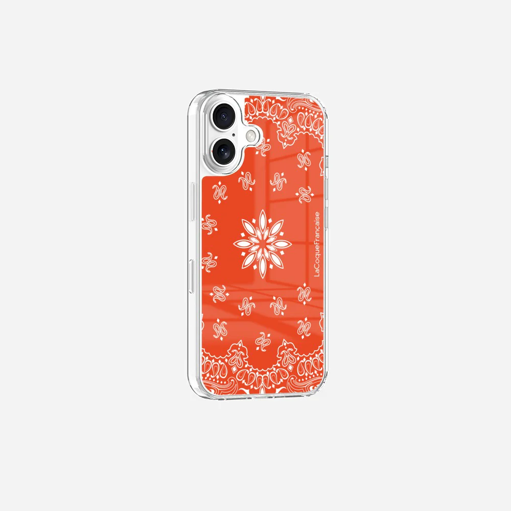 Coque Sans Anneaux Imprimee Bandana Orange - Image 7