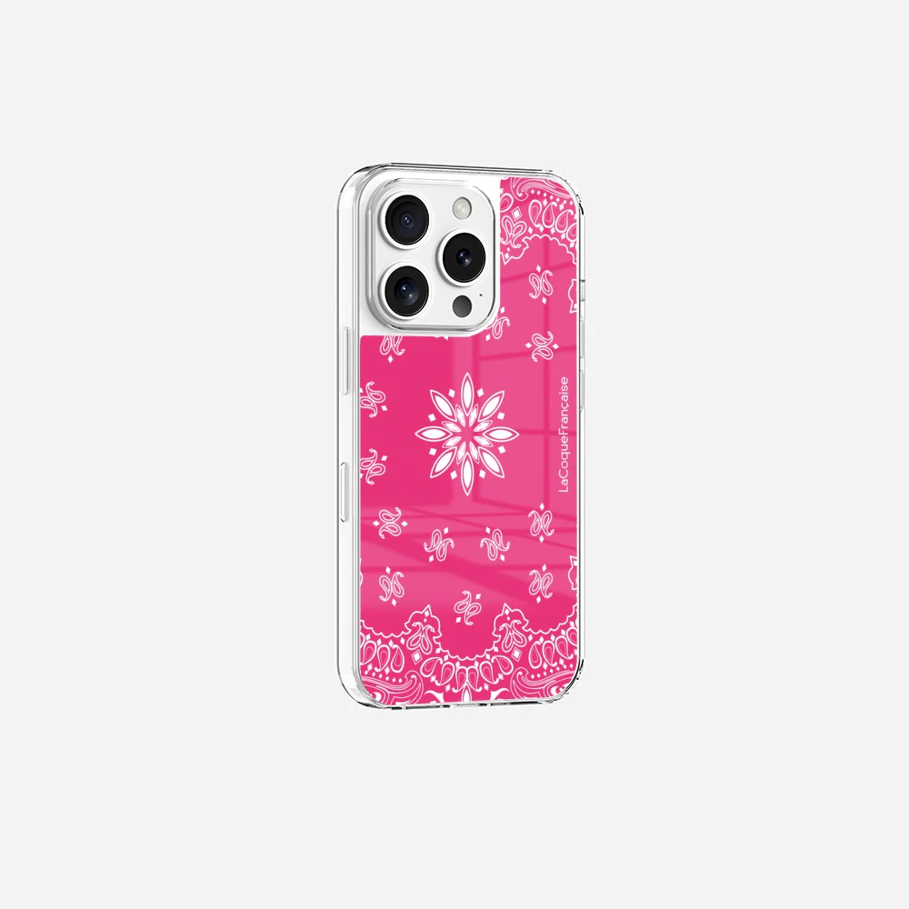 Coque Sans Anneaux Imprimee Bandana Rose 2 - Image 6