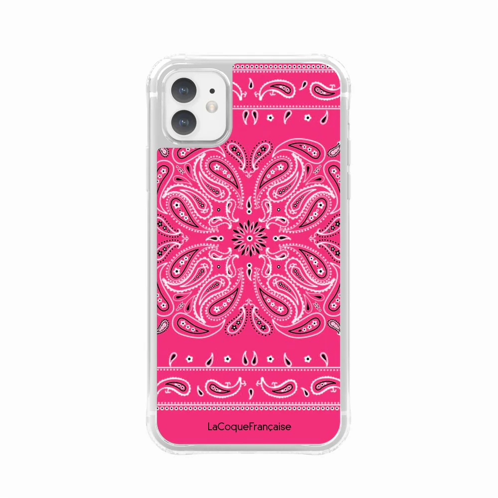 Coque Sans Anneaux Imprimee Bandana Rose Fluo - Image 20