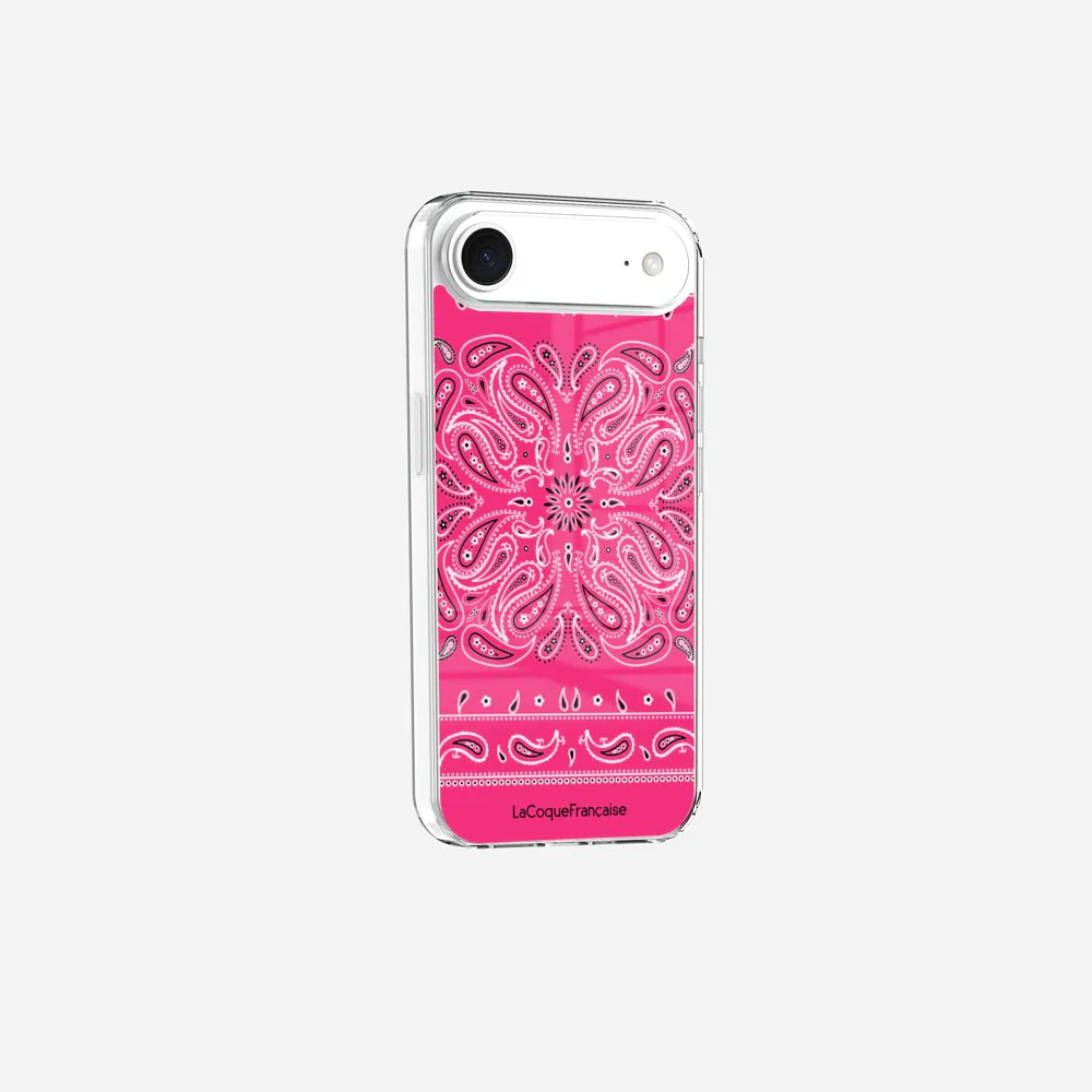 Coque Sans Anneaux Imprimee Bandana Rose Fluo - Image 23