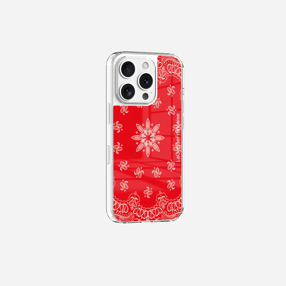 Coque Sans Anneaux Imprimee Bandana Rouge - Image 3