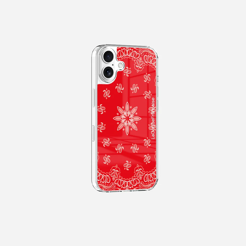 Coque Sans Anneaux Imprimee Bandana Rouge - Image 6