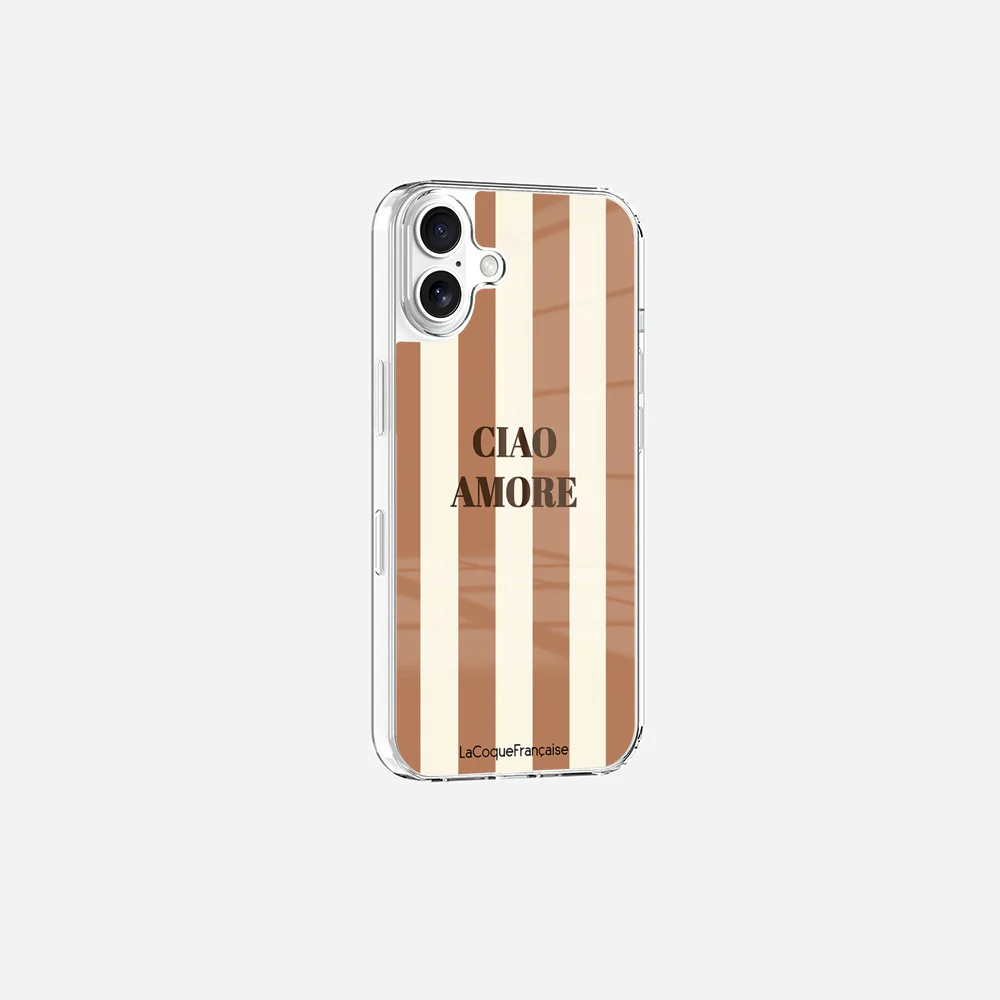 Coque Sans Anneaux Imprimee Ciao Amore Beige - Image 9