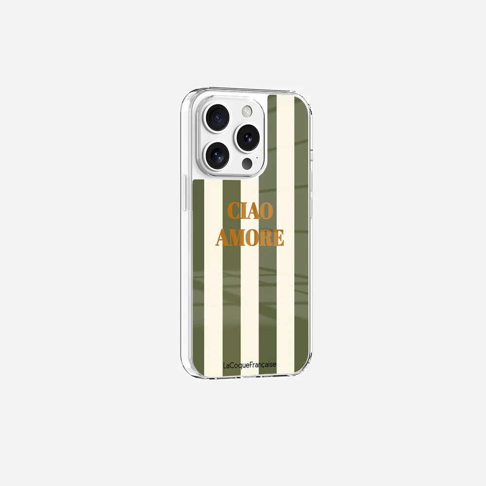 Coque Sans Anneaux Imprimee Ciao Amore Kaki - Image 10