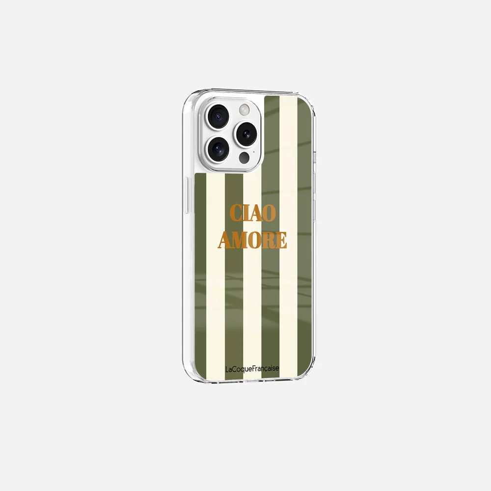 Coque Sans Anneaux Imprimee Ciao Amore Kaki - Image 15