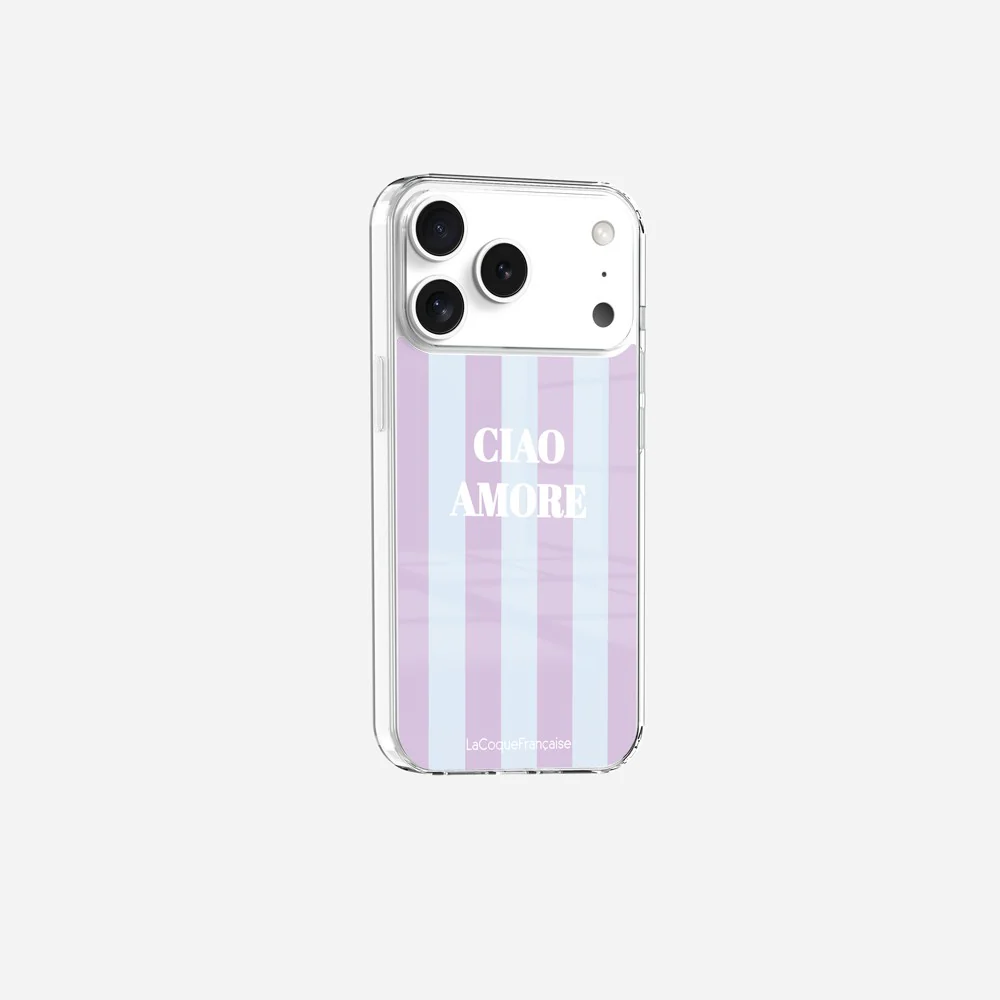 Coque Sans Anneaux Imprimee Ciao Amore Violet - Image 3