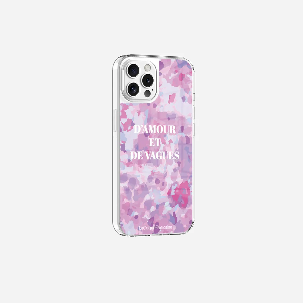 Coque Sans Anneaux Imprimee D'amour Et De Vagues Parme - Image 18
