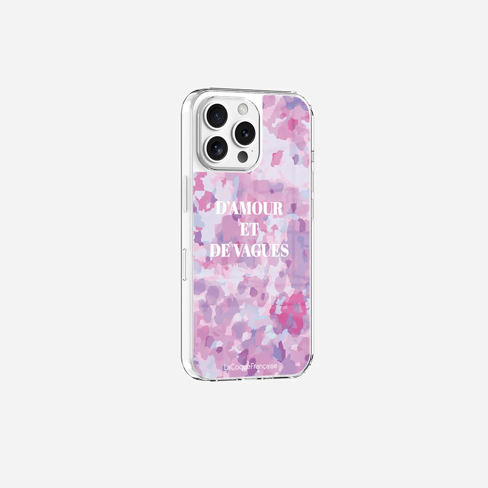 Coque Sans Anneaux Imprimee D'amour Et De Vagues Parme - Image 4