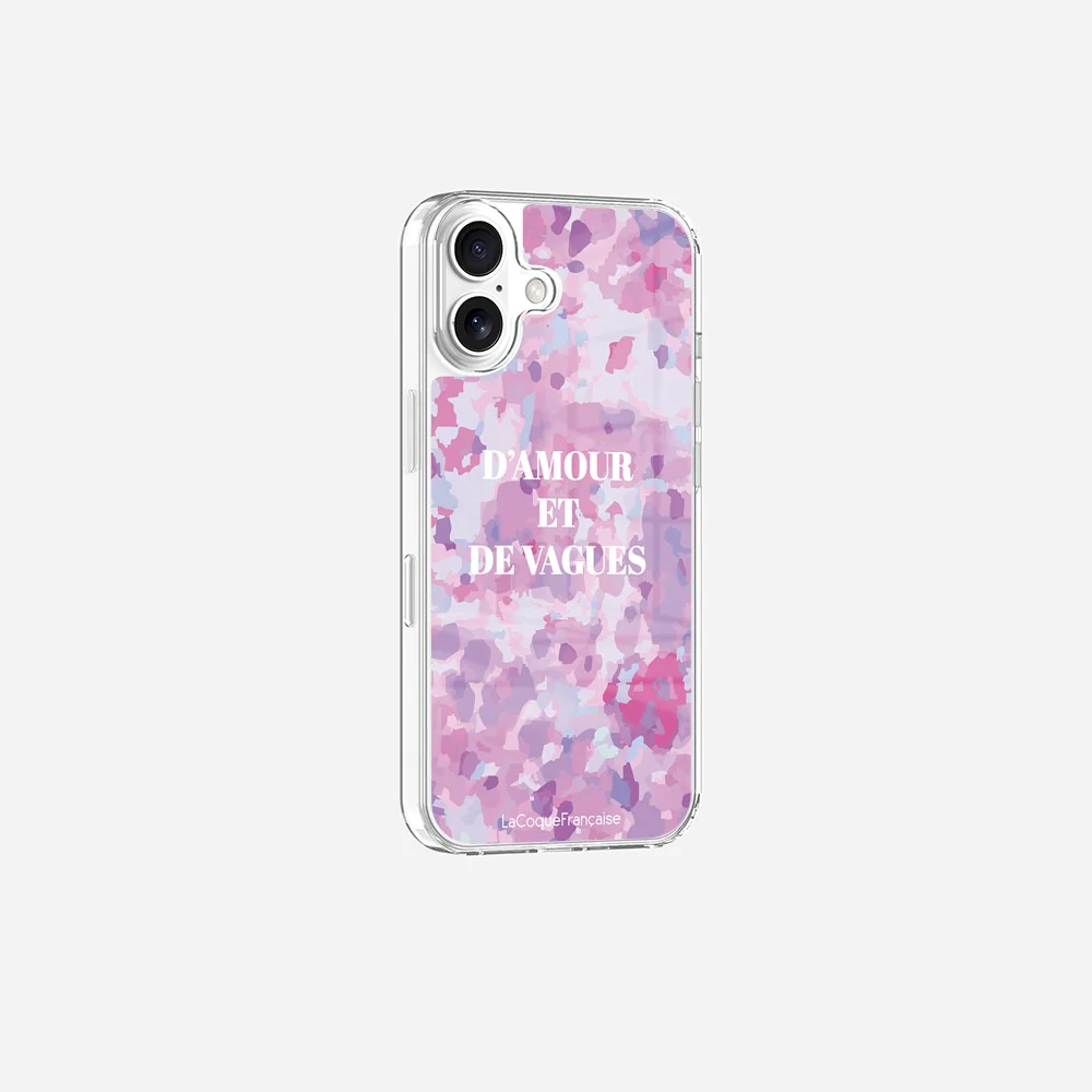 Coque Sans Anneaux Imprimee D'amour Et De Vagues Parme - Image 5