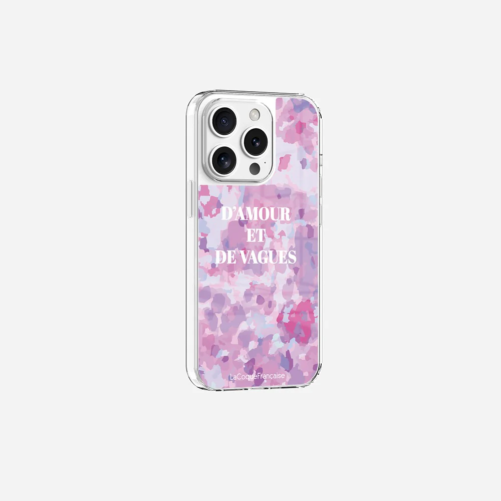 Coque Sans Anneaux Imprimee D'amour Et De Vagues Parme - Image 7