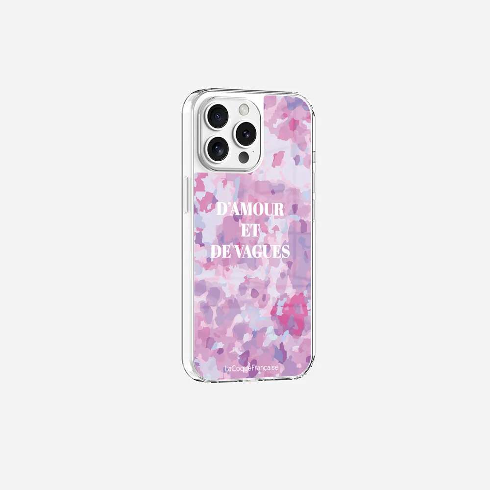 Coque Sans Anneaux Imprimee D'amour Et De Vagues Parme - Image 8