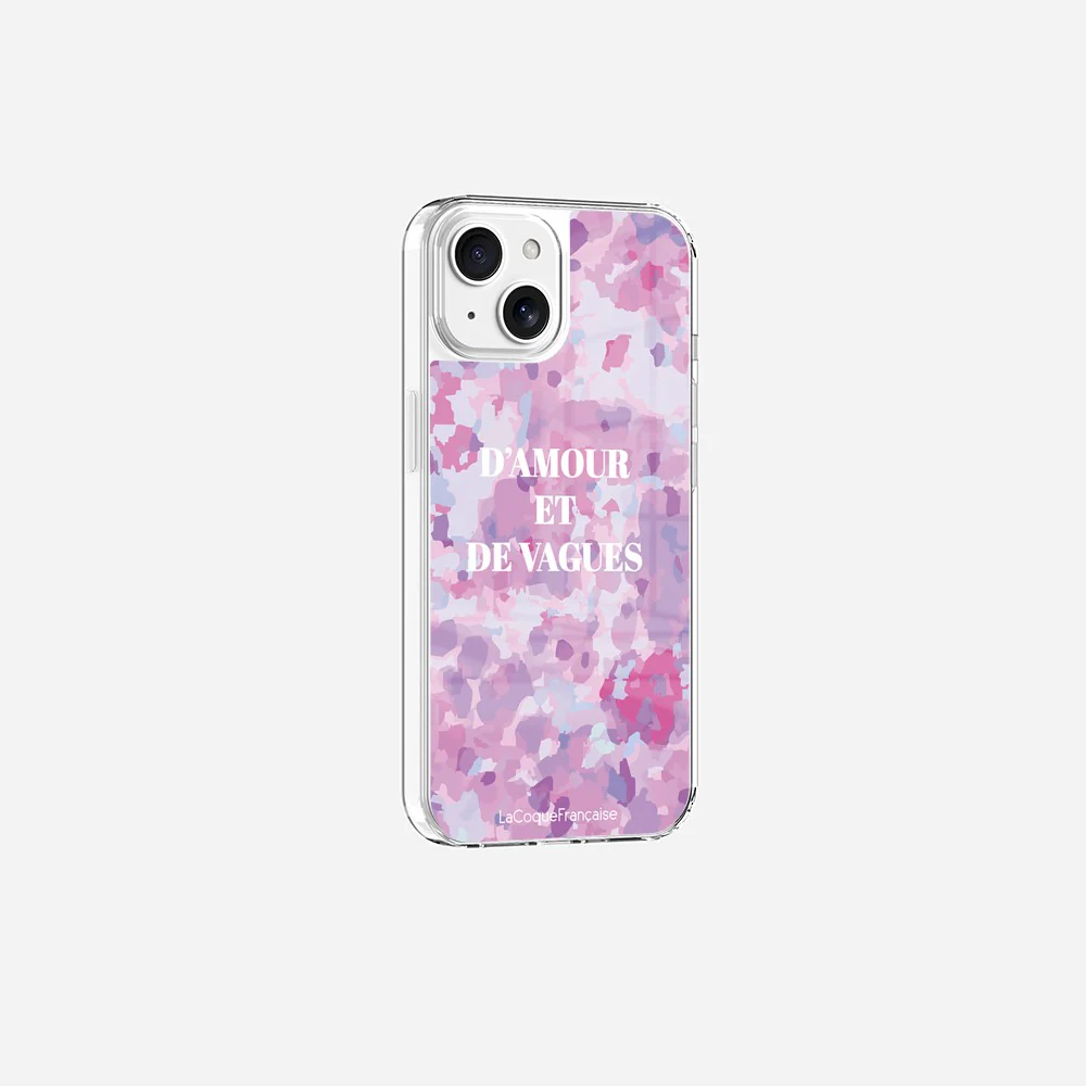 Coque Sans Anneaux Imprimee D'amour Et De Vagues Parme - Image 9