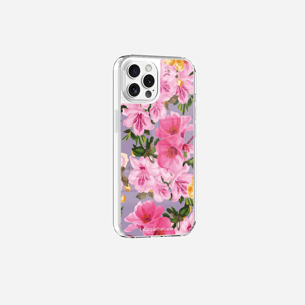 Coque Sans Anneaux Imprimee Fleuri Rose - Image 18