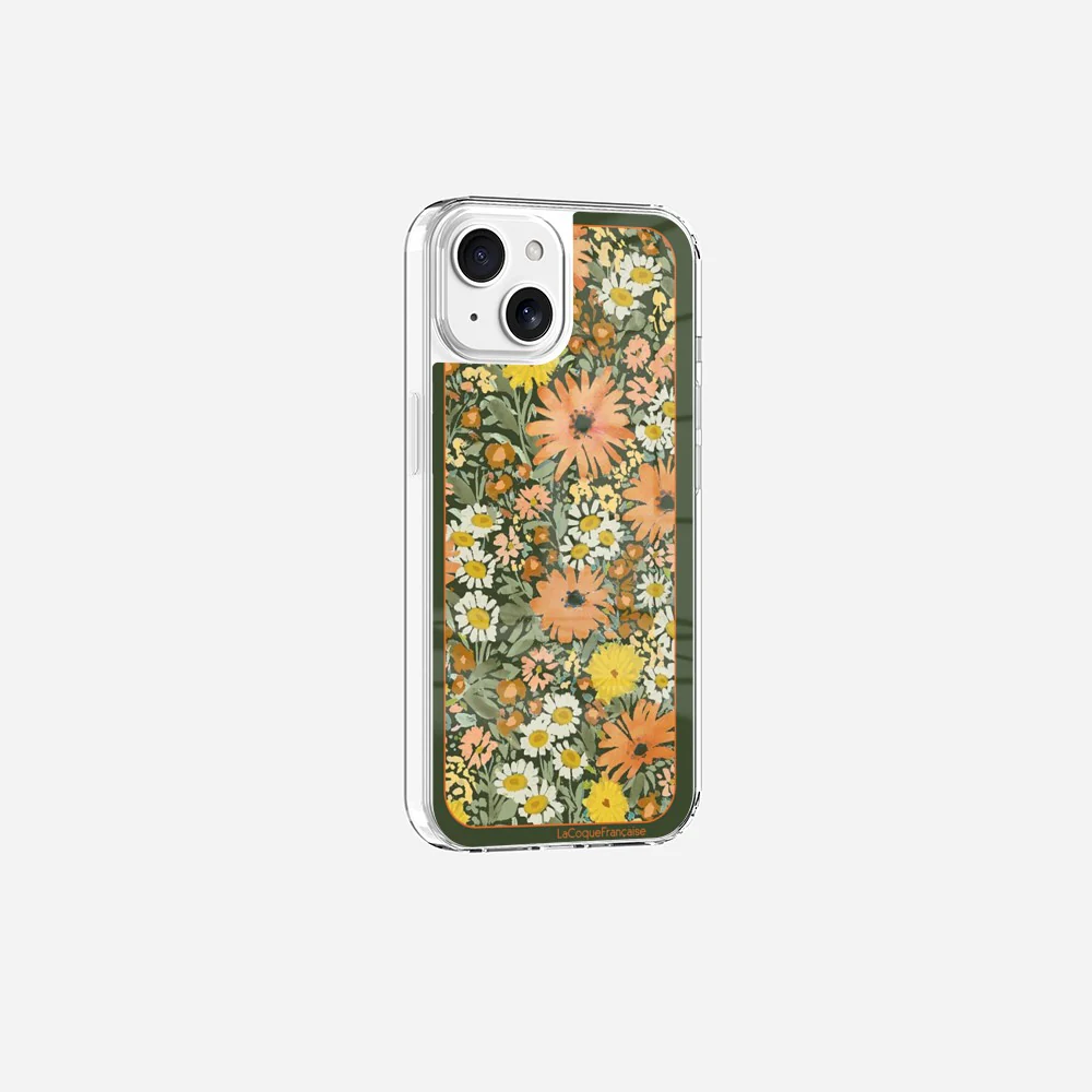 Coque Sans Anneaux Imprimee Foulard Fleurs Oranges - Image 13