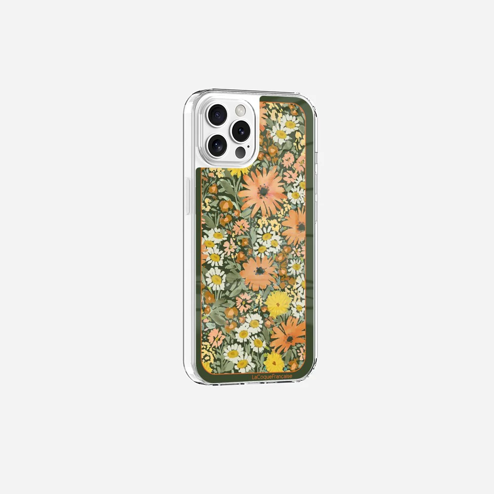 Coque Sans Anneaux Imprimee Foulard Fleurs Oranges - Image 18