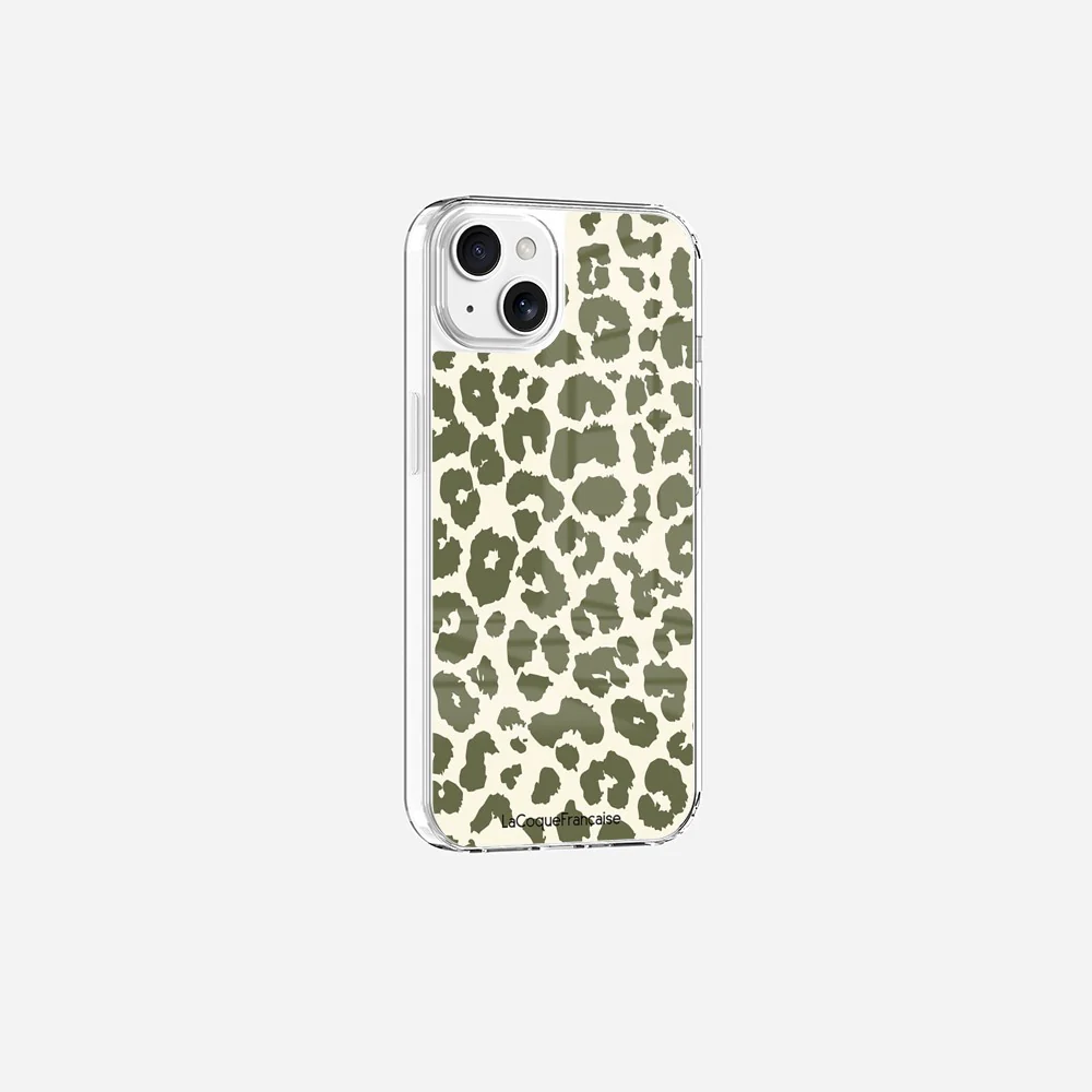 Coque Sans Anneaux Imprimee Leopard Kaki - Image 13