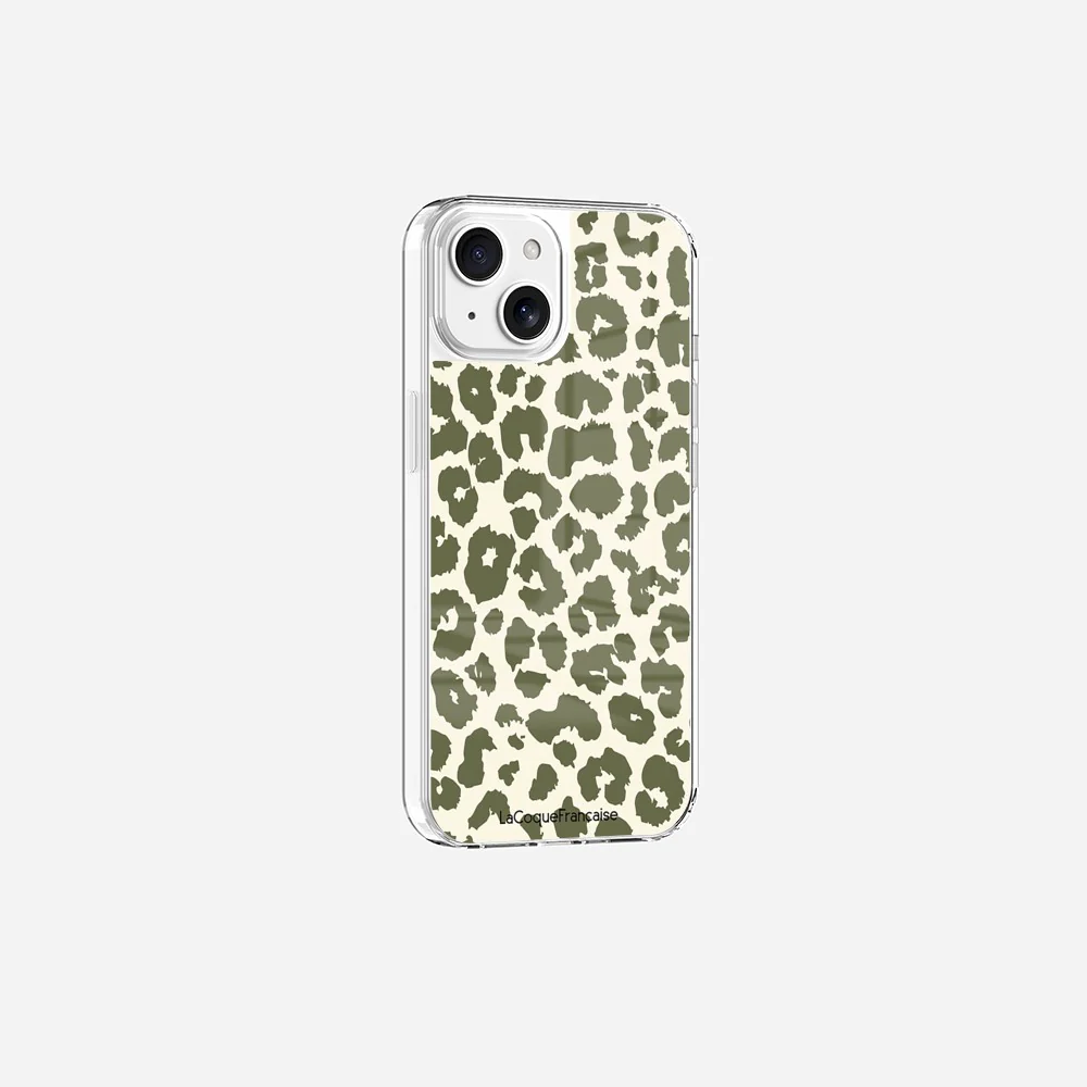 Coque Sans Anneaux Imprimee Leopard Kaki - Image 16