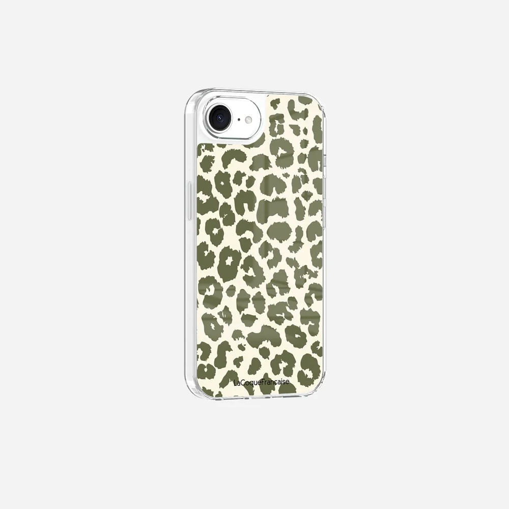 Coque Sans Anneaux Imprimee Leopard Kaki - Image 2