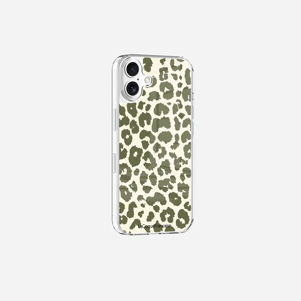 Coque Sans Anneaux Imprimee Leopard Kaki - Image 9