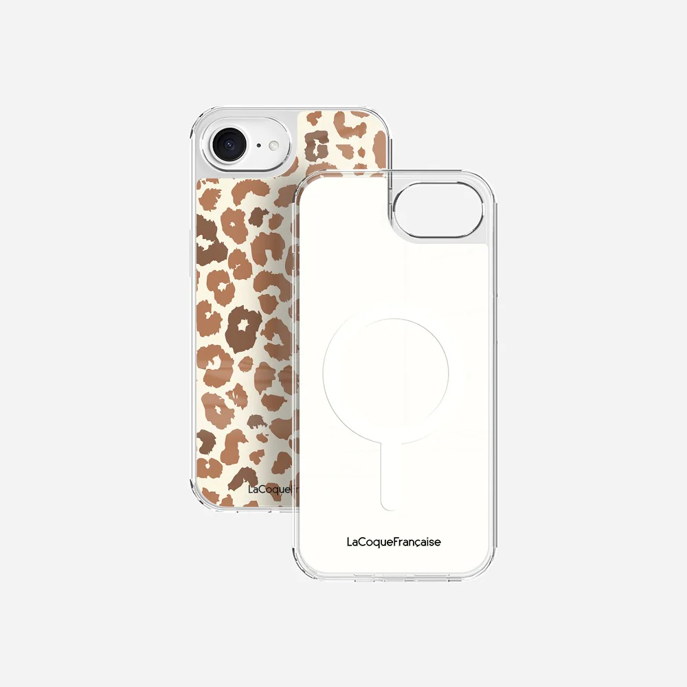 Coque Sans Anneaux Imprimee Leopard Marron - Image 2