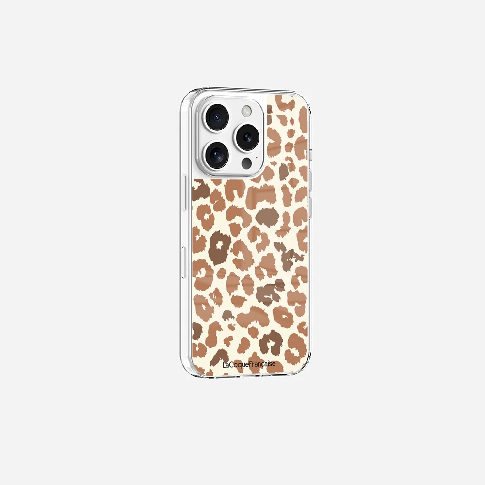Coque Sans Anneaux Imprimee Leopard Marron - Image 3