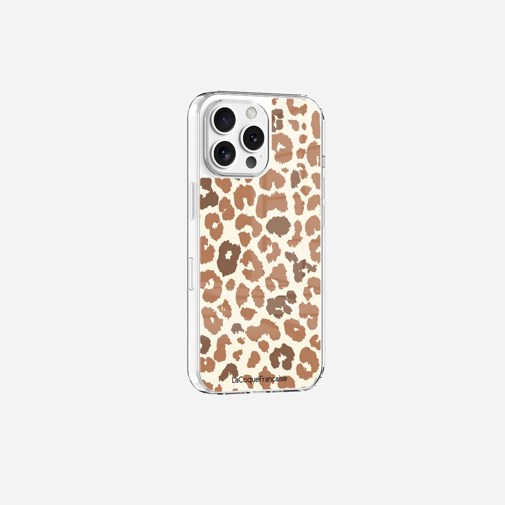 Coque Sans Anneaux Imprimee Leopard Marron - Image 4