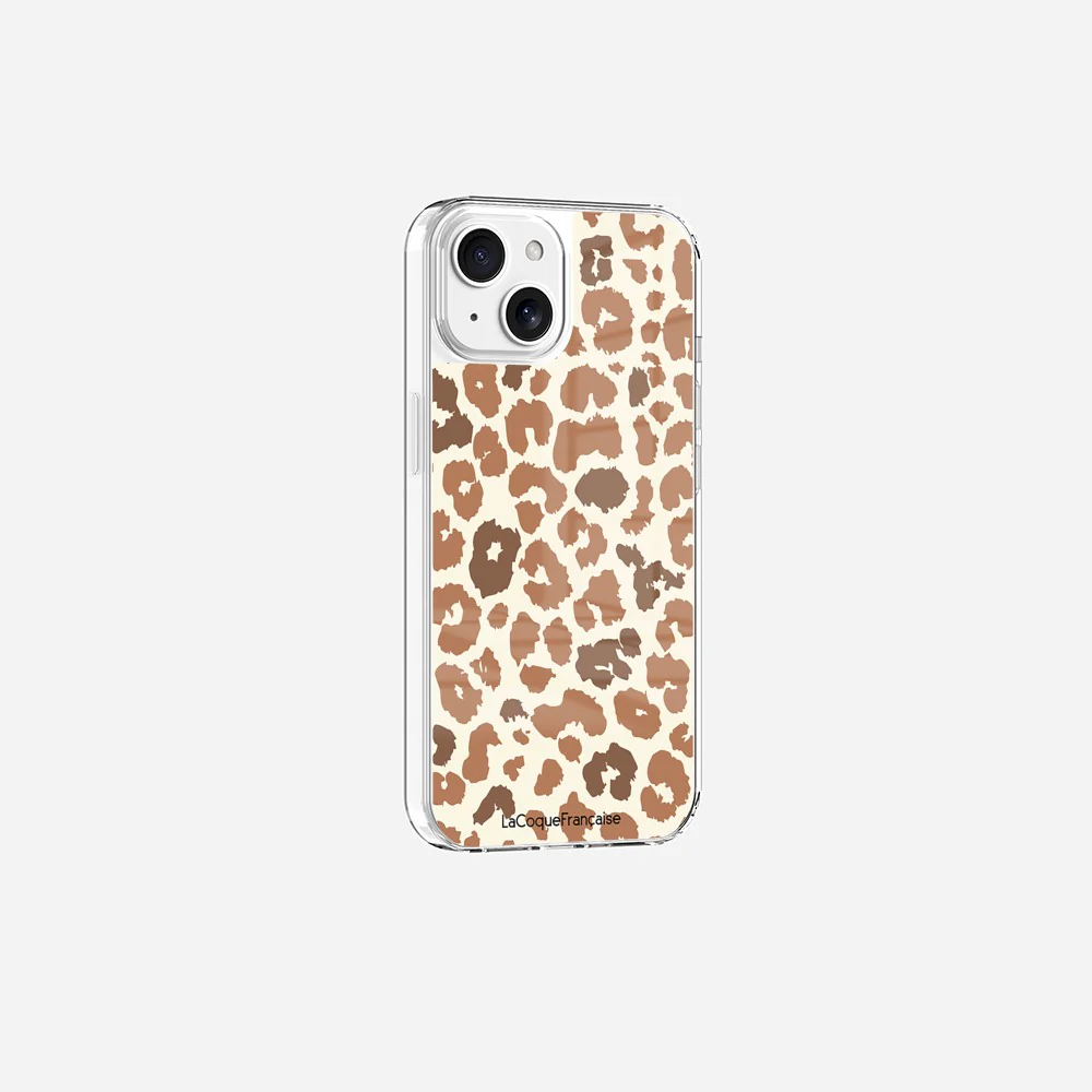 Coque Sans Anneaux Imprimee Leopard Marron - Image 9