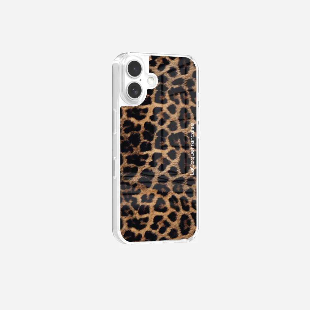 Coque Sans Anneaux Imprimee Leopard Noir Et Brun - Image 23