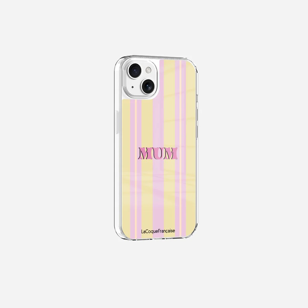 Coque Sans Anneaux Imprimee Mum - Rose Et Jaune - Image 14
