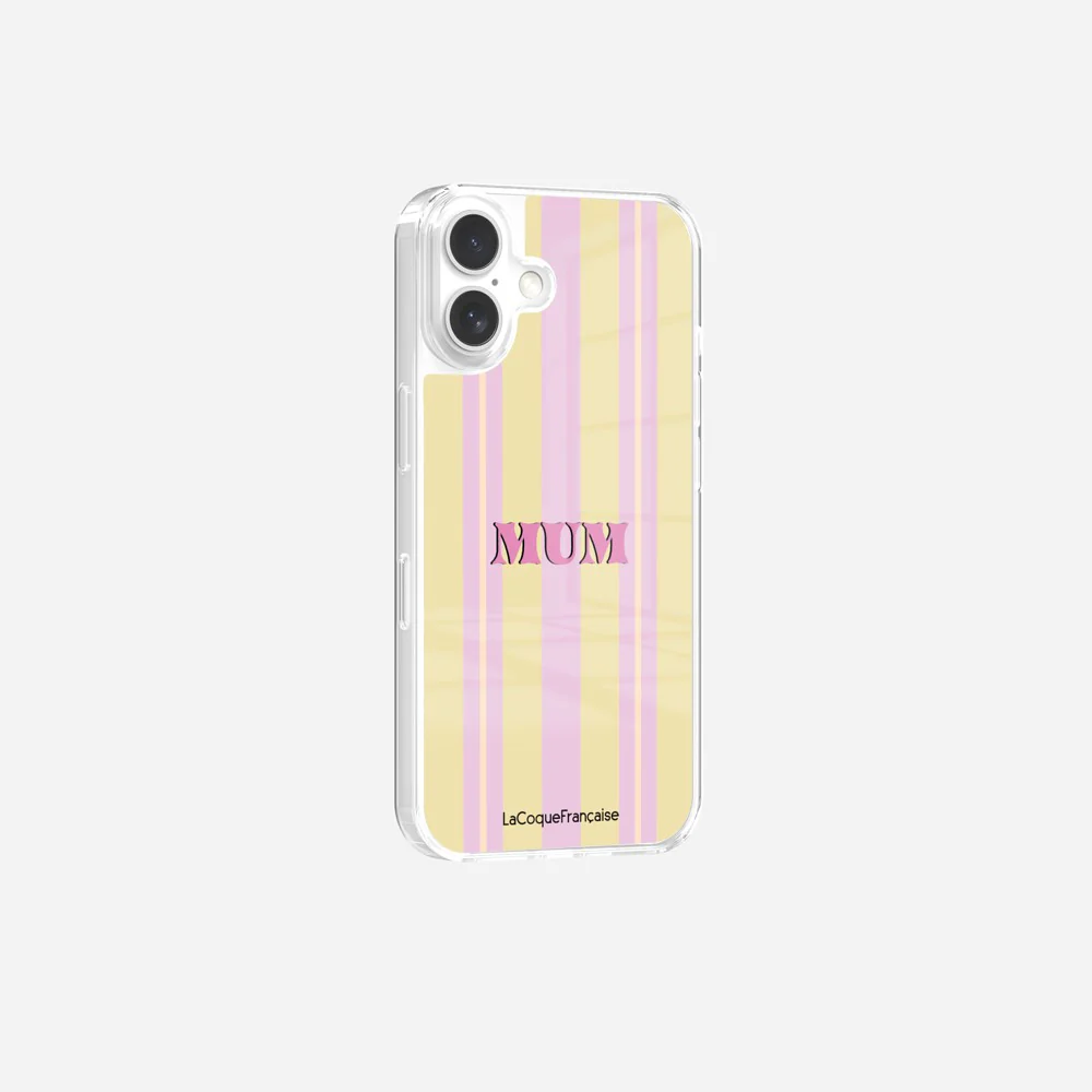 Coque Sans Anneaux Imprimee Mum - Rose Et Jaune - Image 23