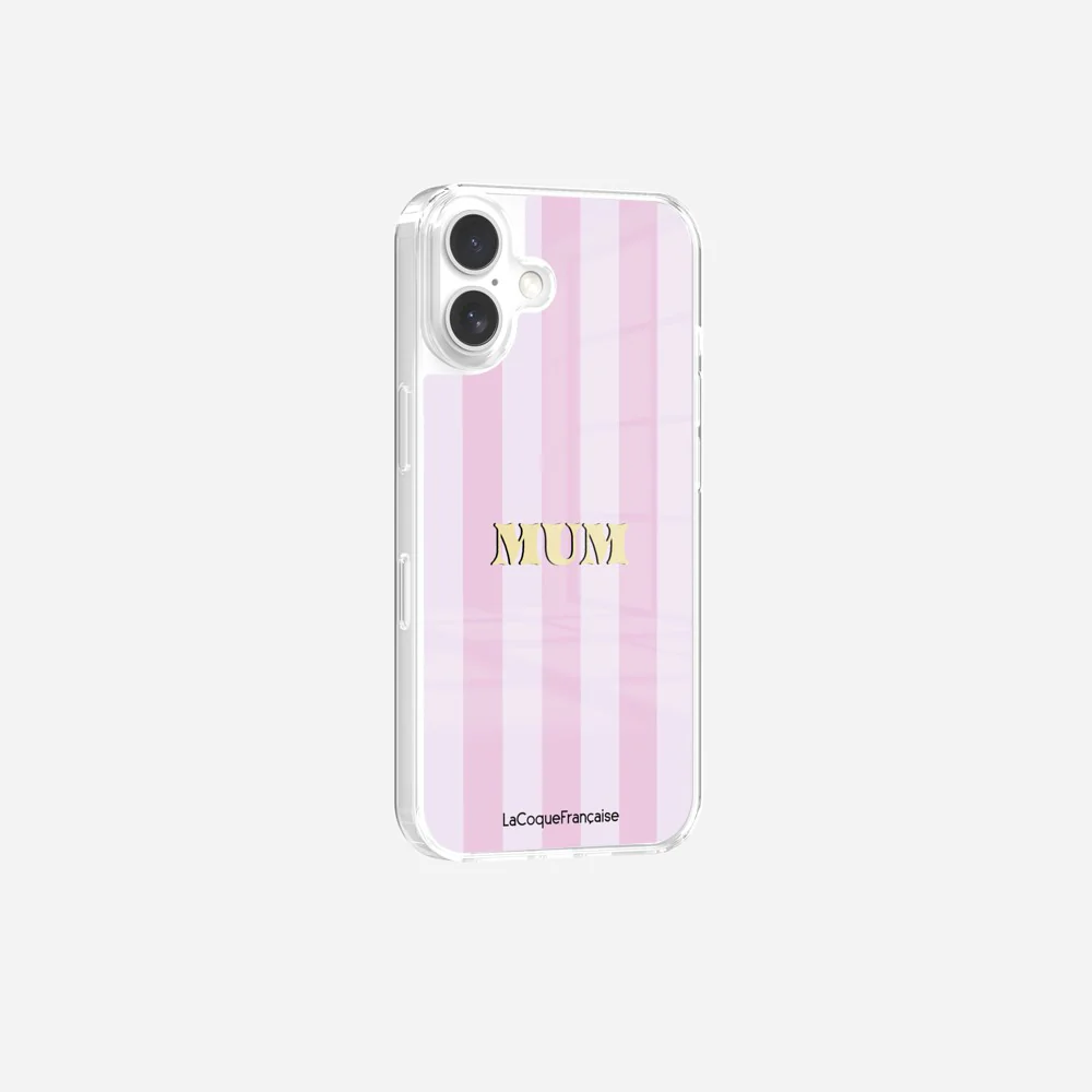 Coque Sans Anneaux Imprimee Mum - Rose Et Parme - Image 6