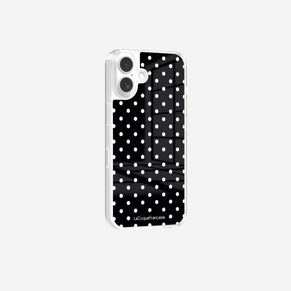 Coque Sans Anneaux Imprimee Pois Blanc - Image 4