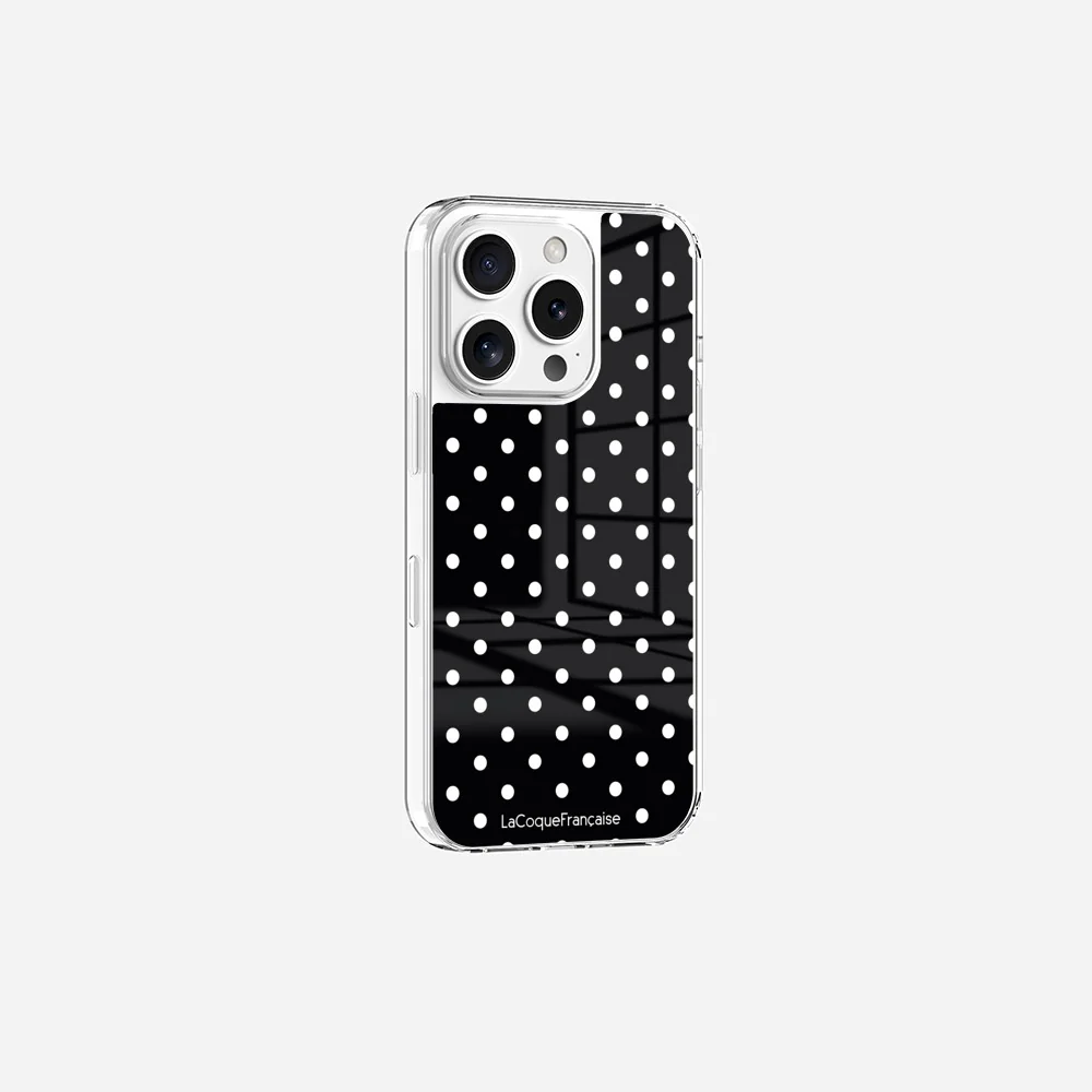 Coque Sans Anneaux Imprimee Pois Blanc - Image 5