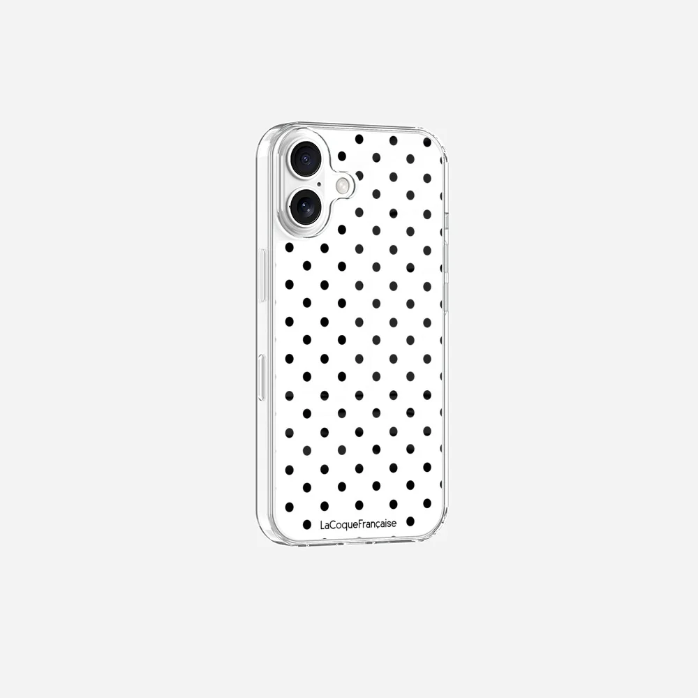 Coque Sans Anneaux Imprimee Pois Noir - Image 8