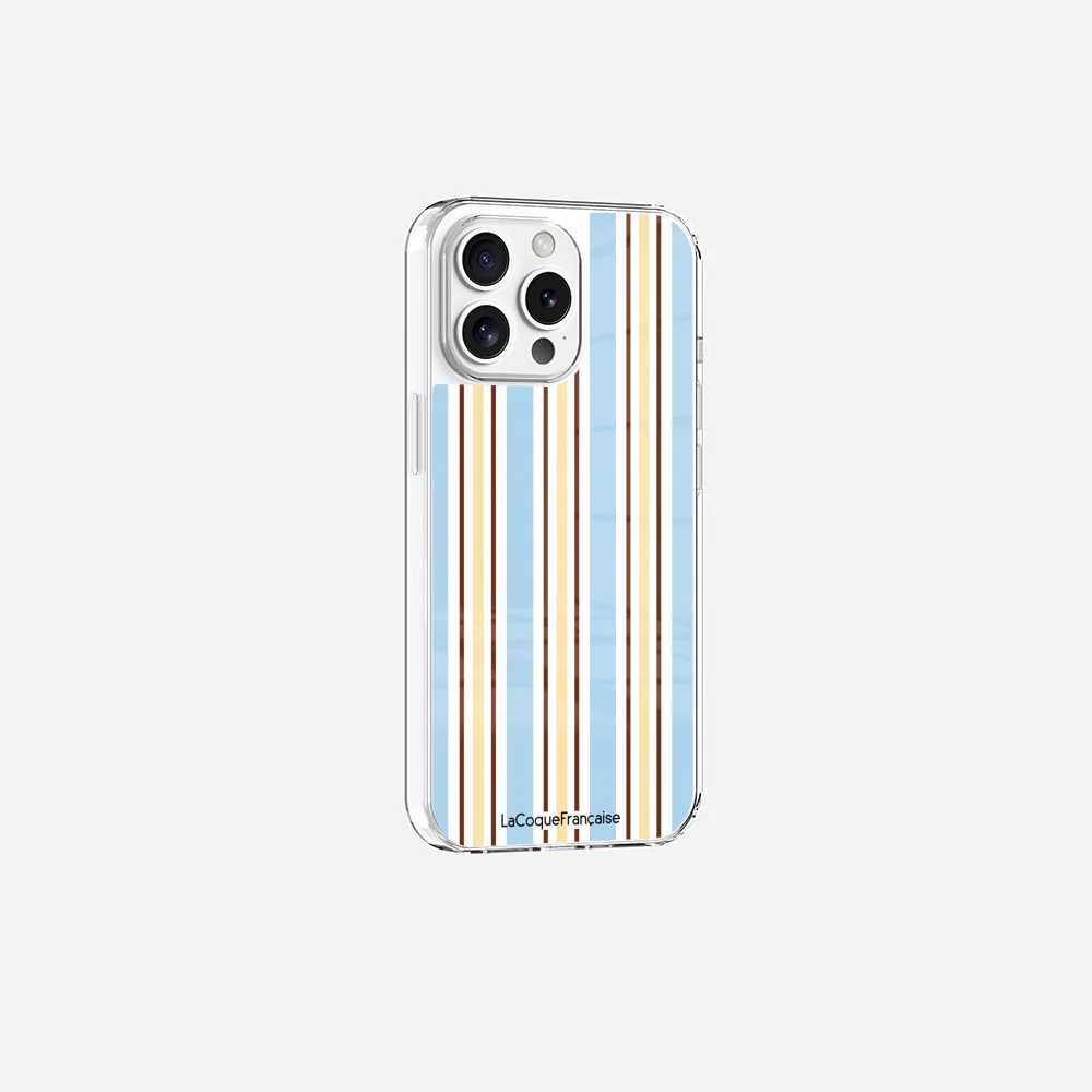 Coque Sans Anneaux Imprimee Rayure Bleue - Image 15